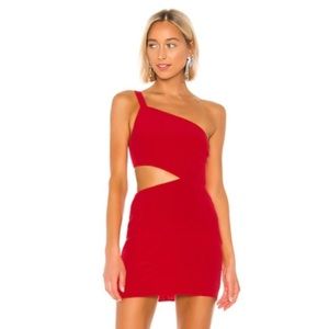 NBD X Naven Revolve red Cara Dress